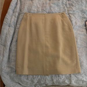 Loft tan pencil skirt - great condition!